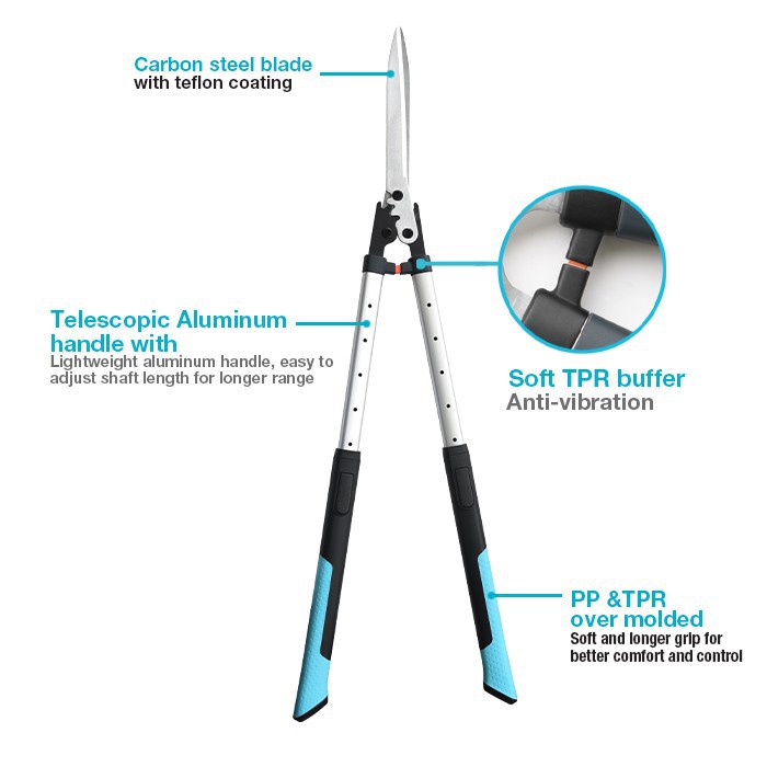 Extra Long Telescopic Hedge Shears