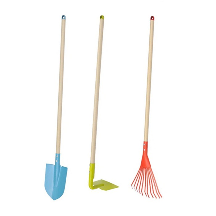 Pá infantil de cabo longo