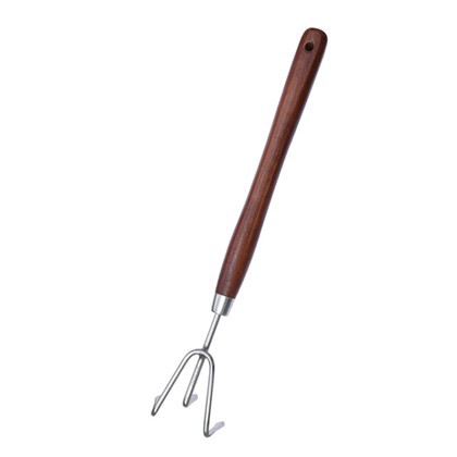 Cultivador de 3 dentes com cabo longo