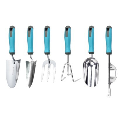 Conjunto de ferramentas de jardim de 6 peças